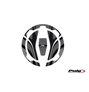Puig Fuel Cap Cover Mod. Radikal Kawasaki C/Grey kuva