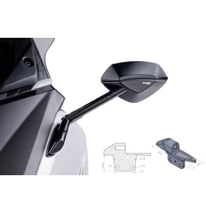 Puig Adapter Left Side For Fairing Tmax 12'-13 kuva