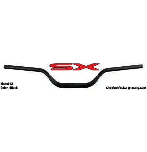 CFR SX Ohjaustanko (SNOWBIKE) Flat Musta kuva