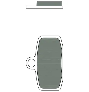 BREMBO Bromsbelägg Sintered Off-Road image