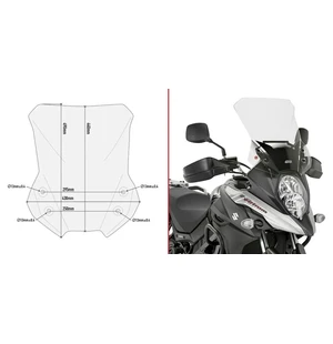 Givi Tuulilasi 650 V-Strom 17- kuva