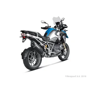 Akrapovic Slip-On Line (Titaani) Mustaline R1200GS/Adventure 2013-16 kuva