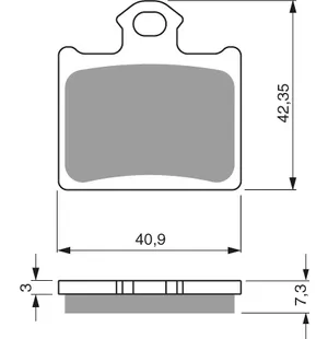 GOLDFREN Jarrupala 297 Ceramic Carbon AD Rear SX85 11-20 kuva