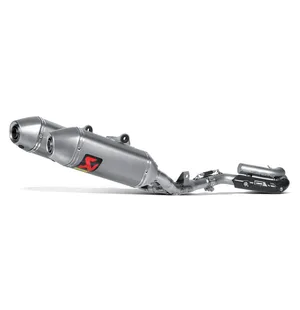 Akrapovic Evolution Line (Titaani) Honda CRF250R/X 2014-2015 (kaksinkertainen ää kuva