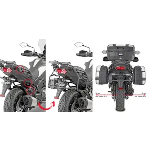 Givi Putkisivutelineet Rapid release Versys 1000/1000 SE (19) kuva
