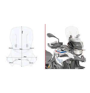 Givi Specific fitting kit for D5127S D5127ST AF5127 BMW F 750 GS (18-23) kuva