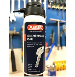 ABUS Låsspray 50 ml Swedish text image