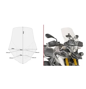 Givi Windshield 47x37cm G310GS 17- kuva