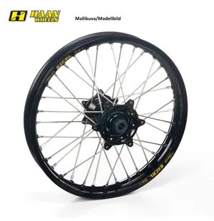 Haan wheel KTM 790 Adv. 19- 18-2,50 BLACK RIM/BLACK HUB with cush drive kuva