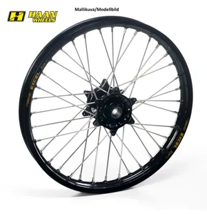 Haan wheel KTM 790 Adv. 19-.. Norden 901 22-.. 21-1,85 BLACK RIM/BLACK HUB kuva