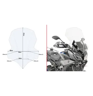 GIVI SPOILER YAMAHA TRACER kuva
