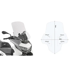 GIVI SPOILER BMW C400GT (2019) kuva
