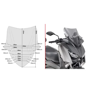 GIVI SPOILER YAM. X-MAX 300 (2017) kuva