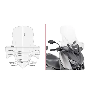 GIVI SPOILER YAM. X-MAX 300 (2017) kuva