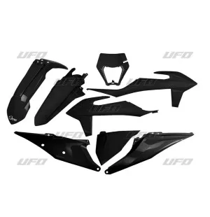 UFO Muovisarja 6-osainen Musta 001 KTM EXC/EXC-F 125-500 20-23 kuva
