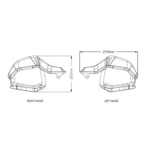Puig Hand Guards Honda Crf1000L Africa Twin 16-18' kuva