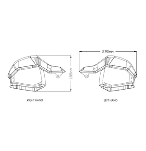 Puig Hand Guards Honda Crf1000L Africa Twin 16-18' kuva