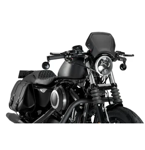 Puig Aluminium Front Plate For Harley Davidson C/Black kuva