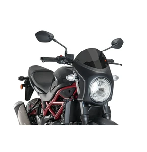 Puig Semifairing Matt Black Suzuki Sv650 16'- C/Dark Sm kuva