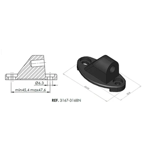 Puig Adapter Rear Mirror Left Retr.Hi-Tech IIiIii kuva