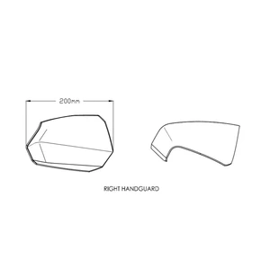 Puig Hand Guards Universal Maxiscooter C/Dark Smoke kuva