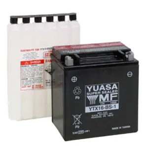 Yuasa Batteri YTX16-BS-1 (CP) Inkl syra (3) image