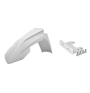 Polisport Kit front fender ktm(17)+adapter SX(07-12) EXC(08-13) white (6) kuva