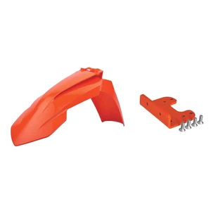 Polisport Kit front fender ktm(17)+adapter SX(07-12) EXC(08-13) orange ktm16 (6) kuva