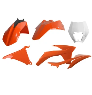 Polisport Complete Kit KTM EXC/EXC-F/XC-W/XCF-W (12-13) w/mask OEM Color (1) kuva