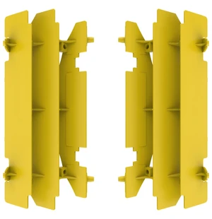 Polisport radiator louvers Suzuki RM125(01-08) RM250(96-06) Yellow rm01 (10) kuva