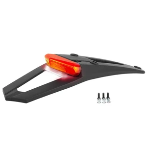 Polisport spoiler r.fender homol. led w/license plate light RSP 3.0 Black (15) kuva