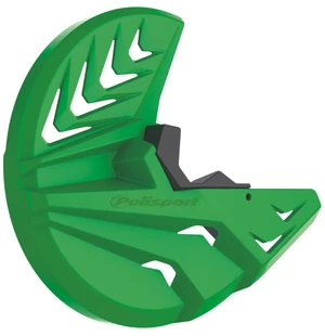 Polisport Disk c/bottom fork prot KX250F13-19 KX450F(15-18) Green/Black kuva
