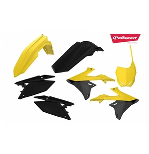 Polisport kit Suzuki RMZ450(18-..) RMZ250(19-..) Yellow/Black (1) kuva