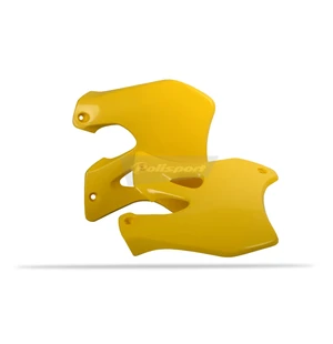 Polisport radiator scoops Suzuki RM125/250(96-98) OEM color yellow (14) kuva