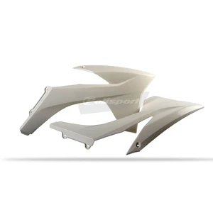 Polisport radiator scoops KTM SX/SX-F/XC/XC-F(11-12)EXC/EXCF(12-13) WK white ktm kuva