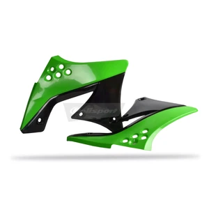 Polisport radiator scoops Kawasaki KX250F(09-12) OEM color green 05/black (6) kuva