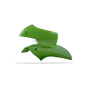 Polisport radiator scoops Kawasaki KX65(00-..)KLX110(02-09) OEM color green 05 ( kuva