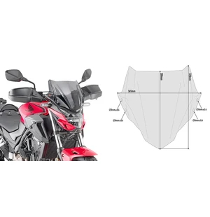 GIVI WINDSCREEN FITTING KIT FOR kuva