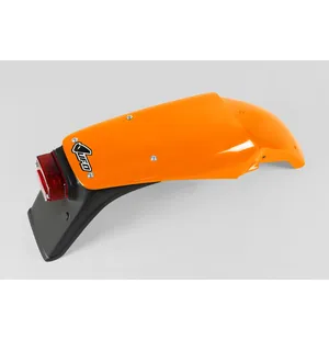 UFO Enduro rear fender whit tail/stop light KTM125-360 SX 93-97 Orange kuva
