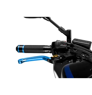 Puig Foldable Brake Lever 3.0. C/Blue Selector C/ Oro kuva