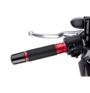 Puig Grips By Pair Hi-Tech Ascent 123Mm C/Red kuva