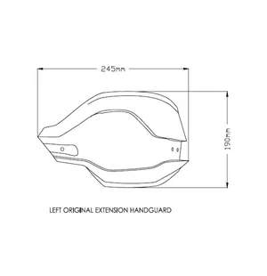 Puig Hand Guards Ext. Bmw R1200Gs/S1000Xr/F850Gs/750 kuva