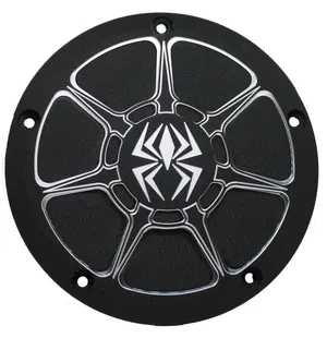 Rekluse Derby Cover - Black Wrinkle - H-D Cvo kuva