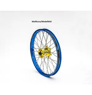 Haan wheel SX&SXF&EXC MODELS 95-15 17-5,00 BLUE RIM/YELLOW HUB kuva