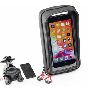 Givi älypuhelin/GPS tasku Iphone X/XS Galaxy S7-S10 ohjaustanko kiinnityksellä kuva