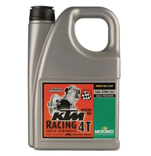 Motorex Ktm Racing 4T 20W/60 4 ltr (4) kuva