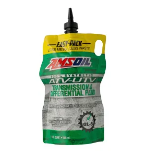 Amsoil Synthetic ATV/UTV Transmission & Differential Fluid 946ml kuva