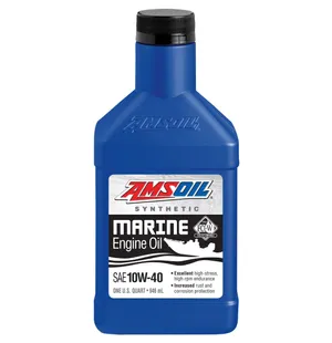 Amsoil 10W-40 Formula 4-Stroke® Marine Synthetic Oil 946ml kuva