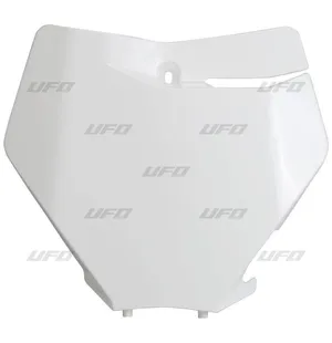 UFO Etunumerokilpi KTM125-450 SX/SXF 2019-22 Valkoinen 047 kuva